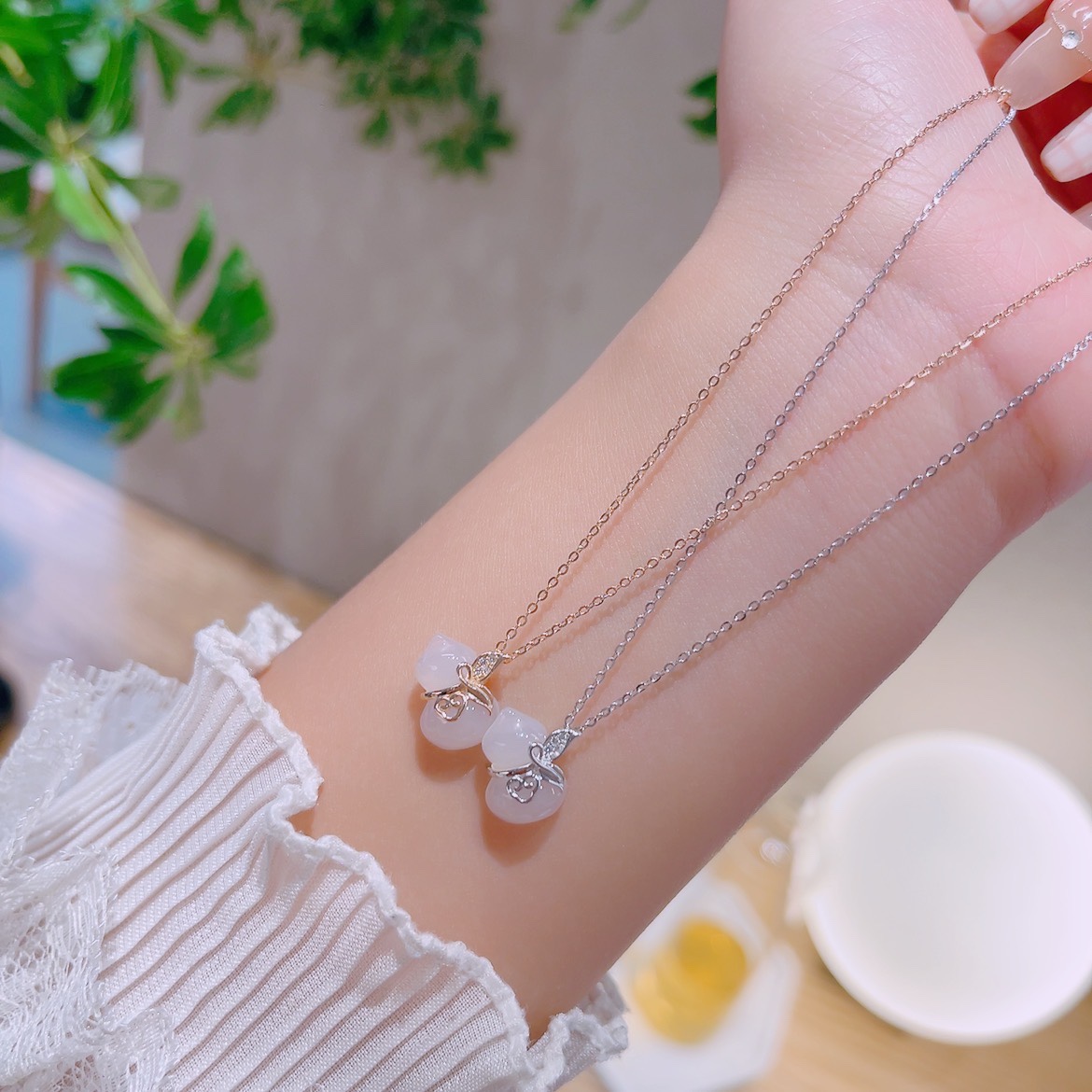 Allergiearmes Silber Kette Französisch Neujahr Silber