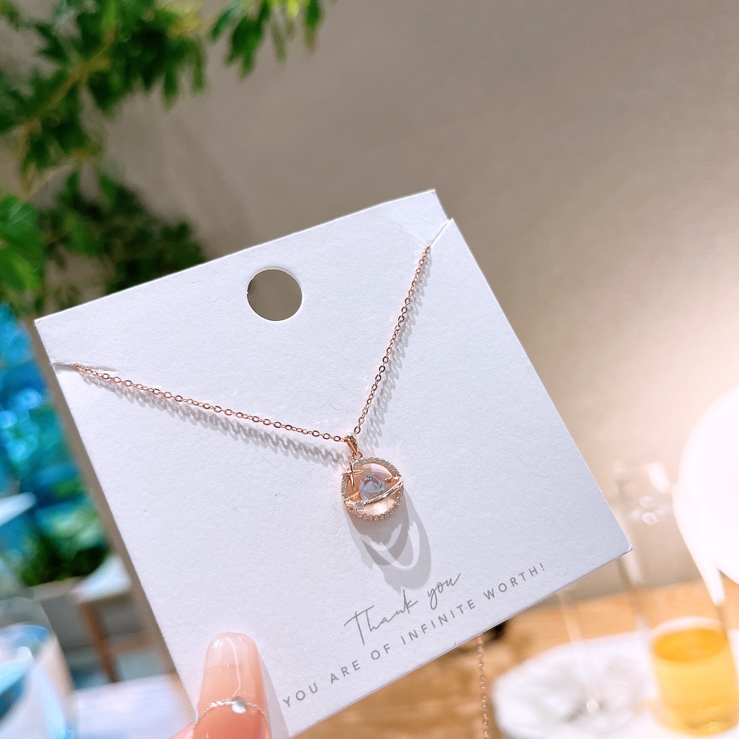 Feinsilber Kette Lebendig Hochzeitsgeschenk Gold