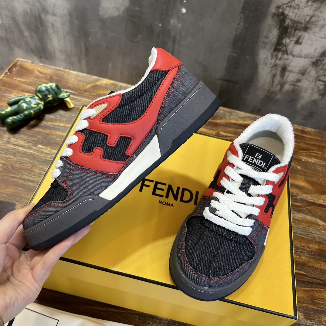 Fendi 区别通货 Fendi芬迪2023新款板鞋休闲运动鞋