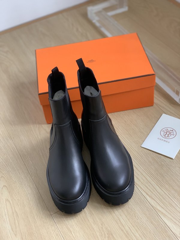 Hermes Flawless Short Boots Cowhide Sheepskin Fall/Winter Collection