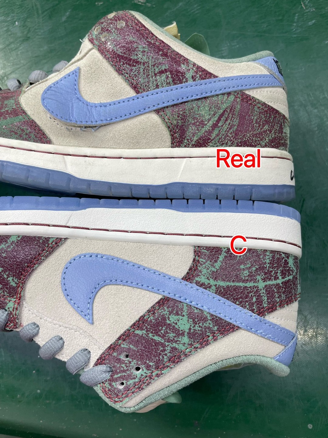 图片[5]-【纯原C版】Crenshaw Skate Club x Nike SB Dunk Low Pro\”Multi-Color\” CSC联名扣篮系列低帮休闲运动滑板板鞋“浅灰天蓝酒红绿”FN4193-100nn男女鞋真标半码制升级全新窄楦纸版楦型采用台产固色翻毛皮(印刷涂料效果!!)革鞋面材质 鞋垫嵌EVA缓震物料及Air Zoom气垫 外置RB耐磨橡胶大底n 尺码：36 36.5 37.5 38 38.5 39 40 40.5 41 42 42.5 43 44 44.5 45 46 47.5-莆田鞋批发中心