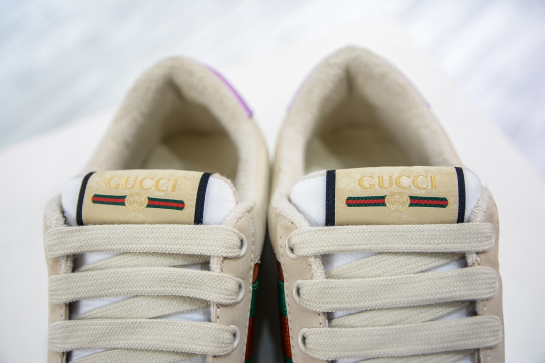 Pure original level exclusive customized purchasing version chip can scan GG Gucci series old casual dirty shoes catwalk model