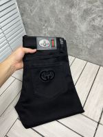 Gucci Clothing Jeans Black Blue Men Denim Genuine Leather Spandex Fall/Winter Collection Fashion Casual 1 Gucci Clothing Jeans Black Blue Men Denim Genuine Leather Spandex Fall/Winter Collection Fashion Casual