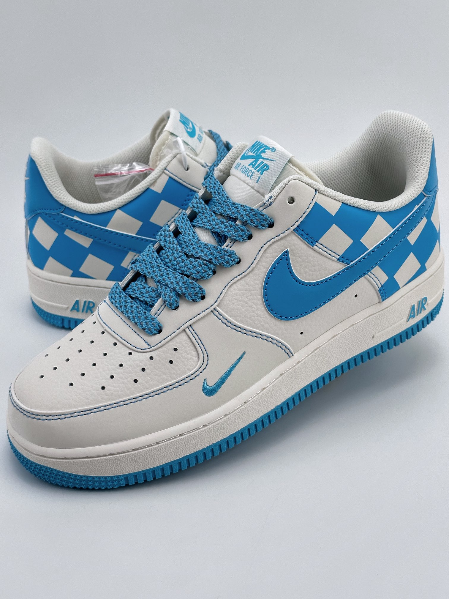 Nike Air Force 1 Low 07 白青棋盘 GZ5688