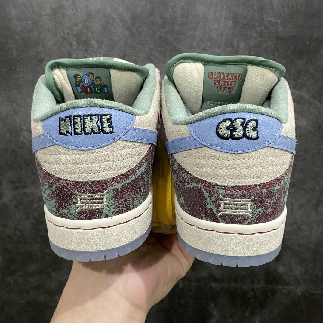 图片[4]-【纯原C版】Crenshaw Skate Club x Nike SB Dunk Low Pro\”Multi-Color\” CSC联名扣篮系列低帮休闲运动滑板板鞋“浅灰天蓝酒红绿”FN4193-100nn男女鞋真标半码制升级全新窄楦纸版楦型采用台产固色翻毛皮(印刷涂料效果!!)革鞋面材质 鞋垫嵌EVA缓震物料及Air Zoom气垫 外置RB耐磨橡胶大底n 尺码：36 36.5 37.5 38 38.5 39 40 40.5 41 42 42.5 43 44 44.5 45 46 47.5-莆田鞋批发中心