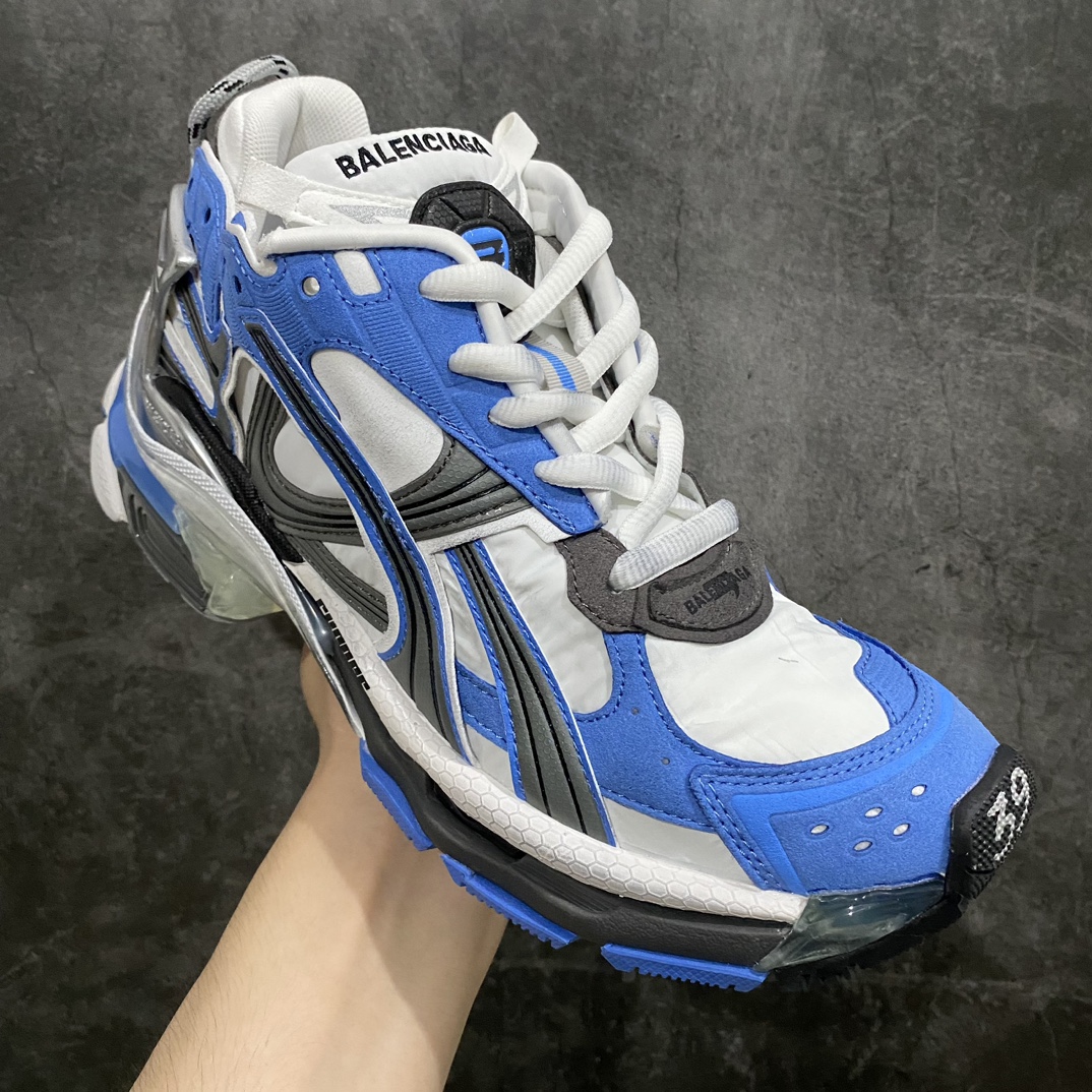 图片[3]-【纯原VG版本】Balenciaga Runner 巴黎世家7代 破坏风 手工做旧款复古老爹鞋n全新外贸版本  核心配合工厂优势供应该款是通过溢胶 做旧 缝线等细节 展示了设计师 Demna的运动鞋风格 传递复古感 后侧板 翘起的鞋头 展示了 Demna 在结构上的未来构想 尺码：35 36 37 38 39 40 41 42 43 44 45 46-莆田鞋批发中心