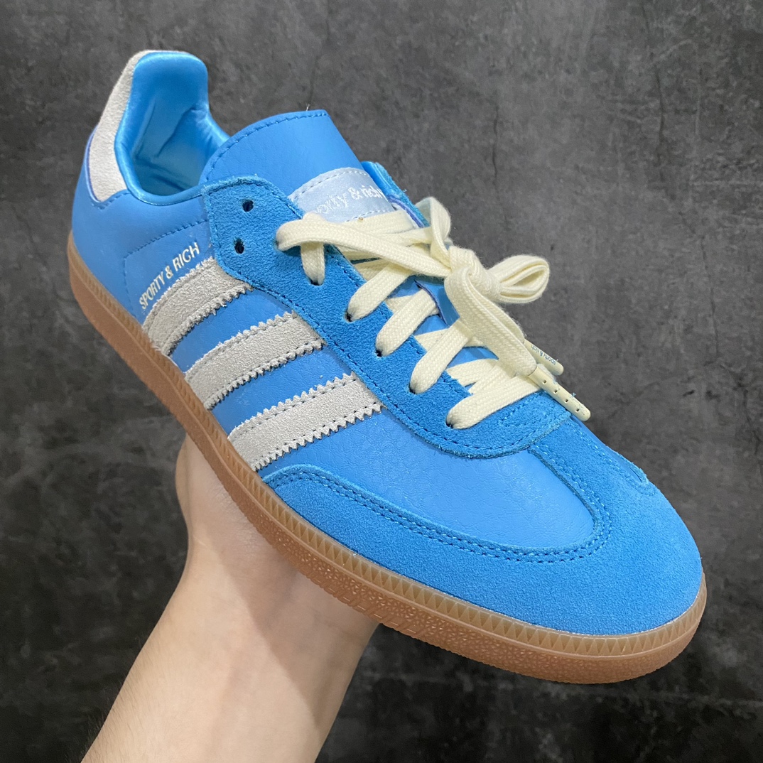 [Pure original] Sporty & Rich x Adidas Samba low-top casual sneakers IE6975