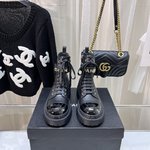 Shop Designer
 Chanel 7 Star
 Martin Boots Black Cowhide Sheepskin Fall/Winter Collection
