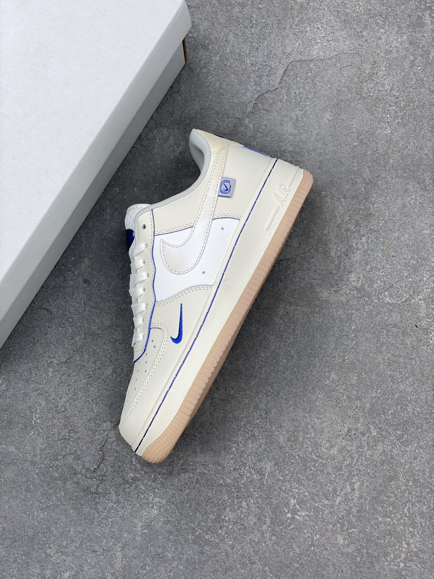 Nike Air Force 1 Low FB1839-111 Off-White/Blue Men's Sneakers 8 i1694734029 536 6