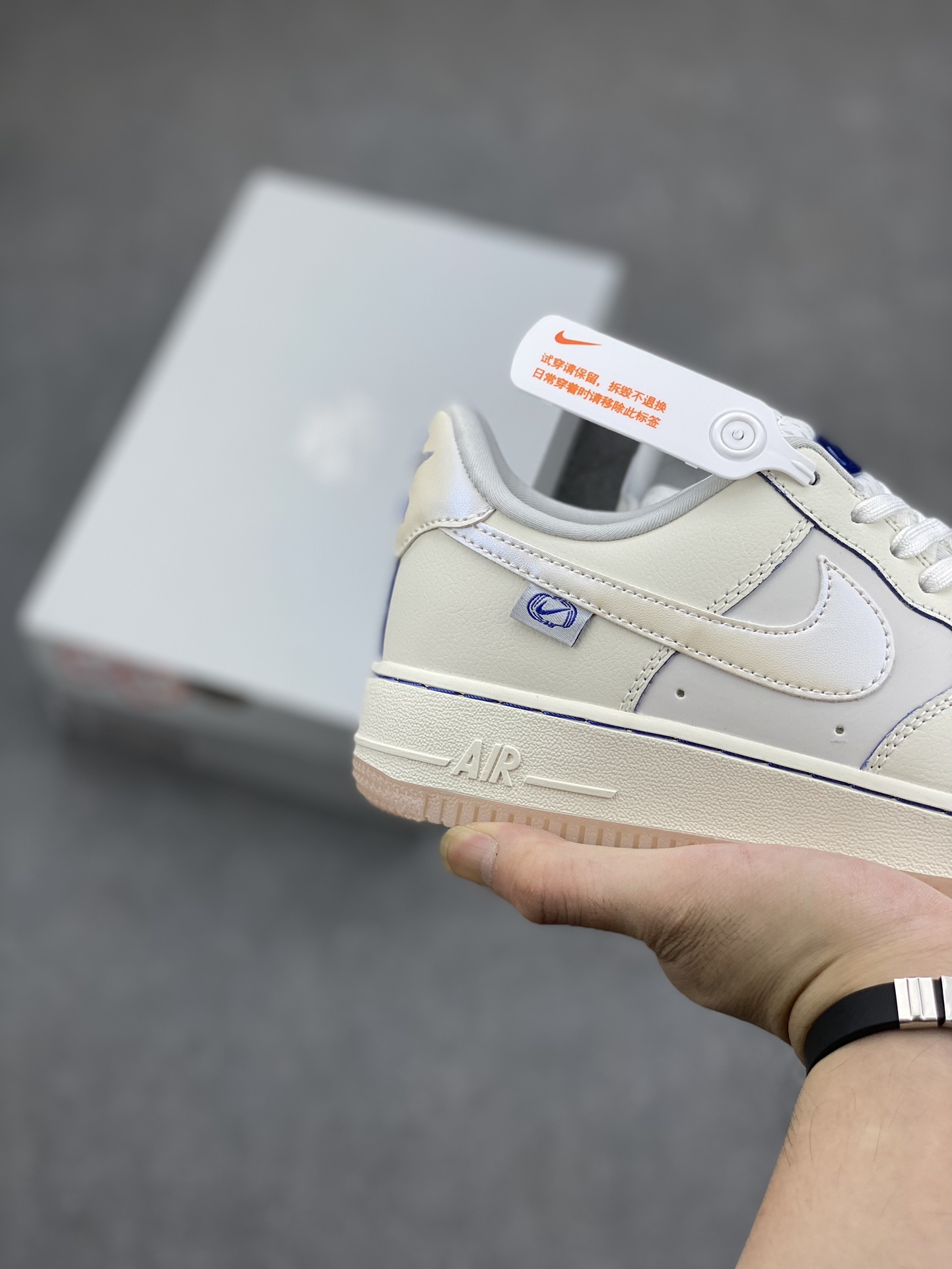 Nike Air Force 1 Low FB1839-111 Off-White/Blue Men's Sneakers 6 i1694734029 5883 4