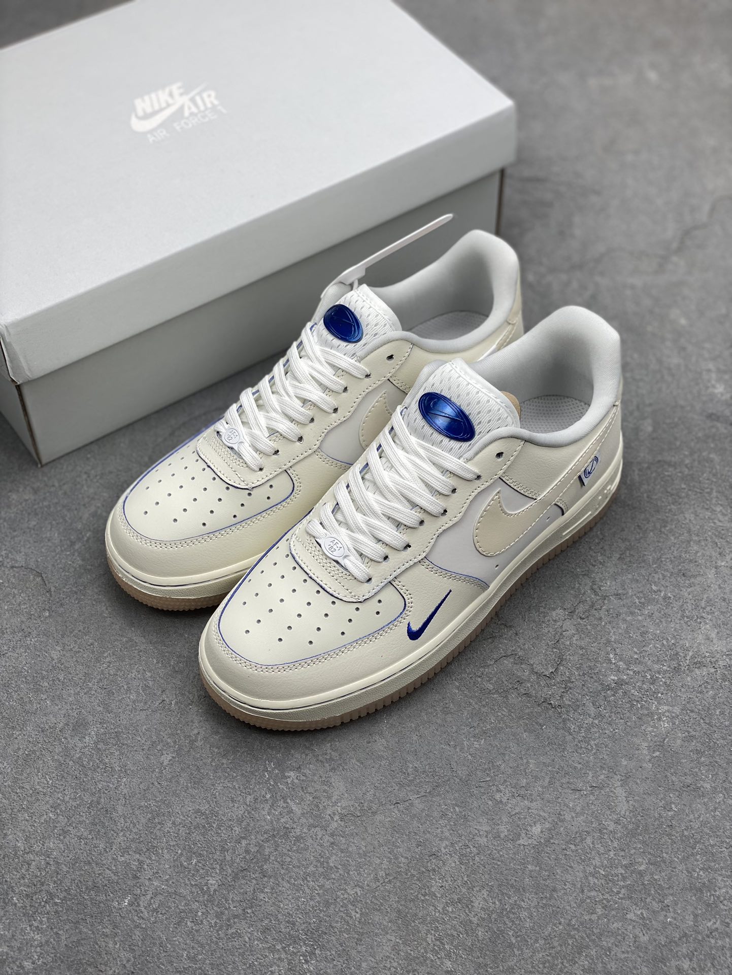 Nike Air Force 1 Low FB1839-111 Off-White/Blue Men's Sneakers 9 i1694734029 9142 7