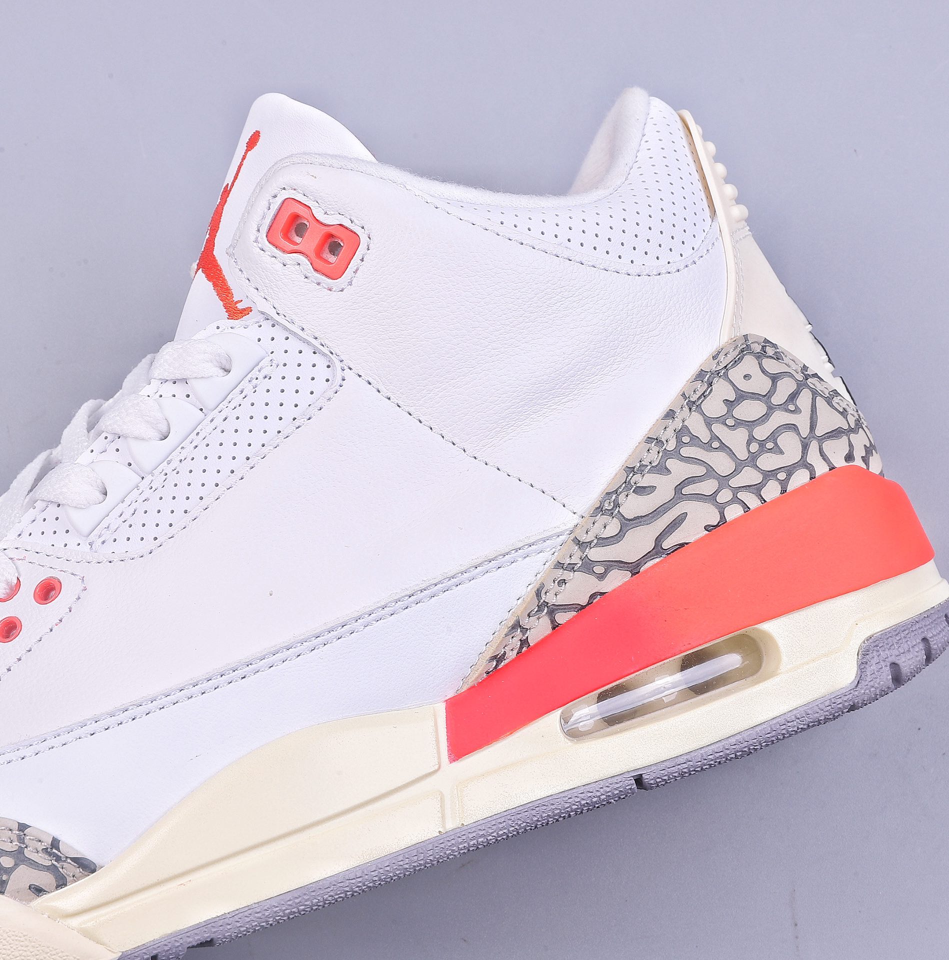 5A Jordan Air Jordan 3 retro white red gray item number CK9246-121