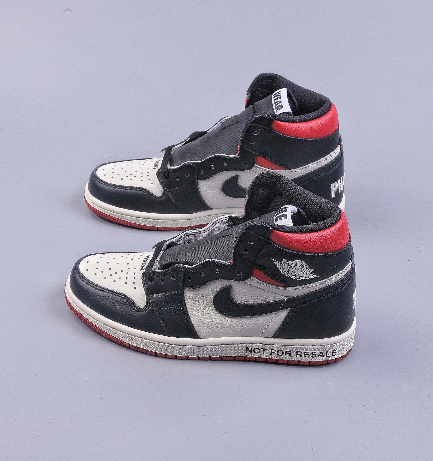 Air Jordan 1 Retro High OG NRG ”Not For Resale” AJ1 prohibited from reselling black and white red toe 861428-106