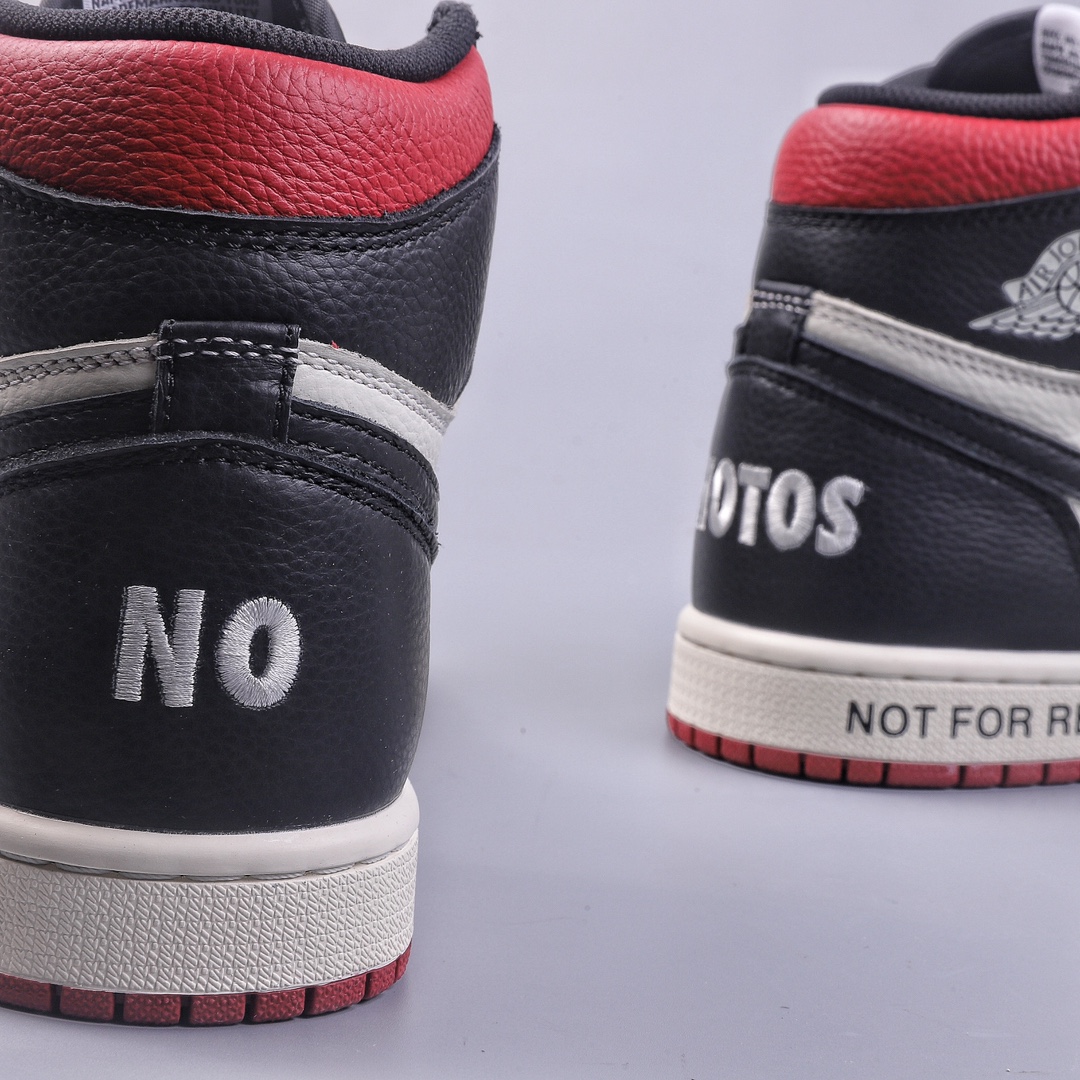 Air Jordan 1 Retro High OG NRG ”Not For Resale” AJ1 prohibited from reselling black and white red toe 861428-106