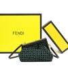 Fendi Store Bags Handbags Gold Weave Canvas First