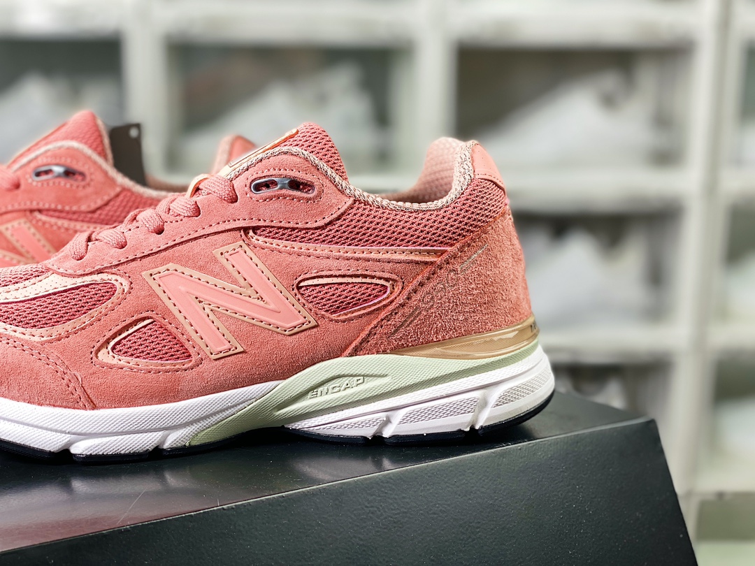 240 新百伦New Balance in USA M990V4”Sunrise Rose”系列美产跑步鞋“日出玫瑰粉”M990SR4