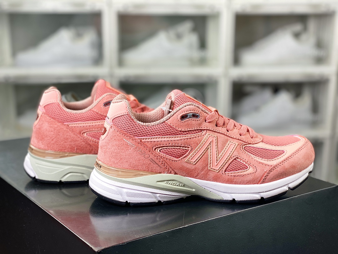 240 新百伦New Balance in USA M990V4”Sunrise Rose”系列美产跑步鞋“日出玫瑰粉”M990SR4