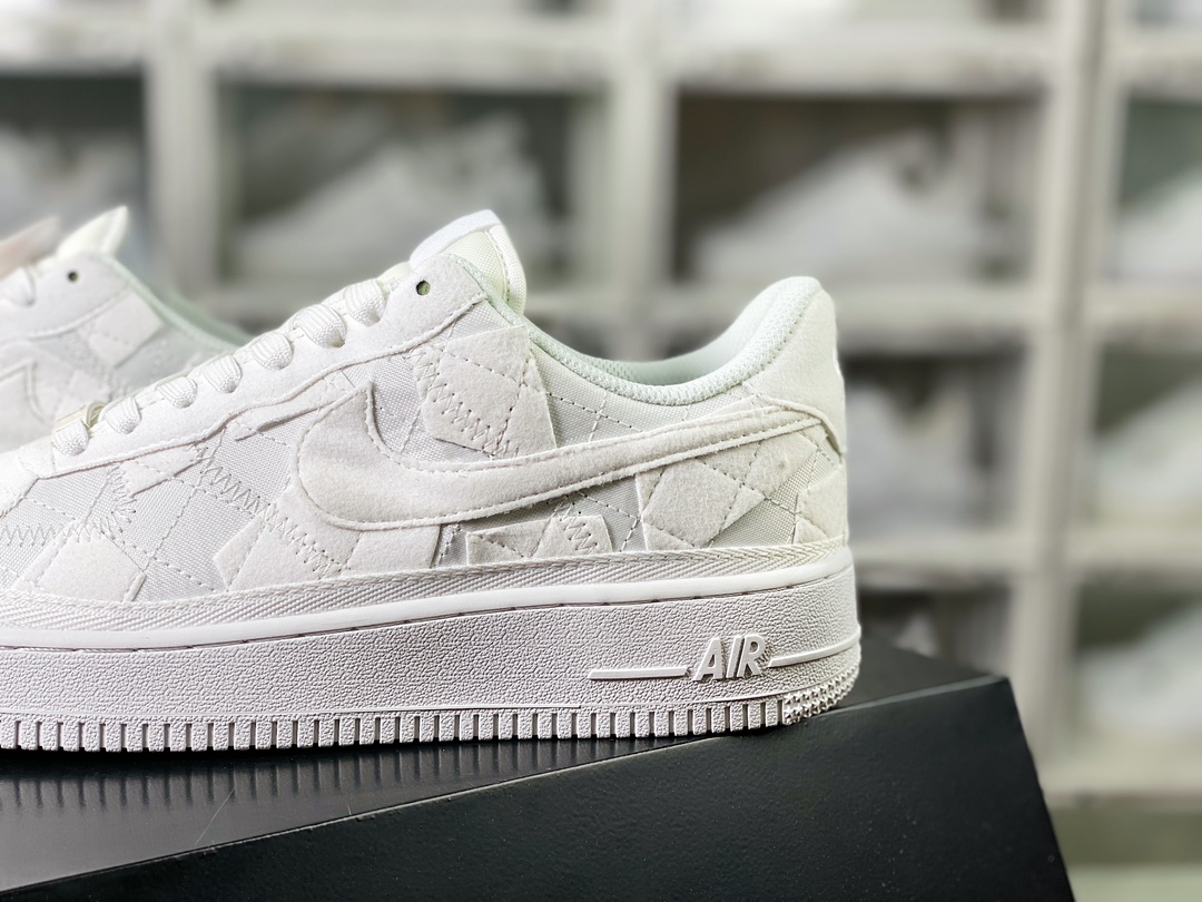 Billie Eilish x 【Nike】 Air Force 1'07 Low SP”Mushroom”空军一号经典低帮板鞋“碧梨联名纯白碎布”DZ3647-100