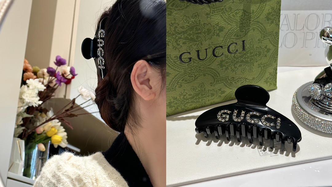 Gucci Hair Accessories Hairpin Black