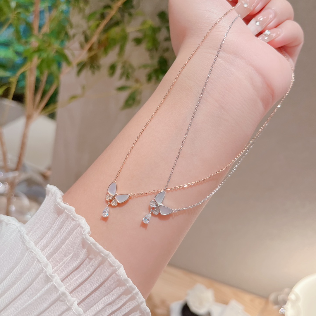 Feinsilber Kette Ätherisch Abschluss Gold