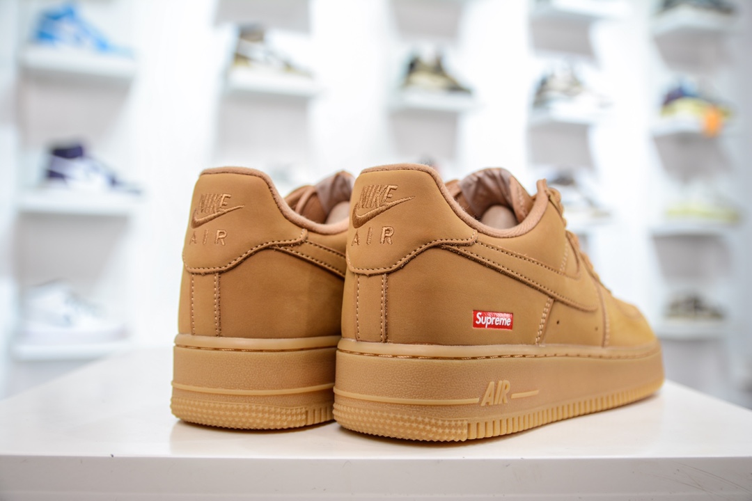 PP Pure Original Supremex Nike Air Force 1 Low 07 LV8” Flax” Wheat