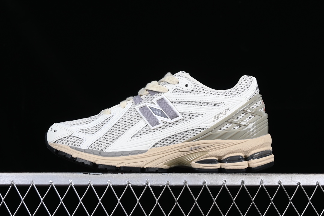 纯原NewBalance1906系列复古老爹风休闲运动慢跑鞋M1906RP#采用轻质牛剖革拼接透气网眼衬