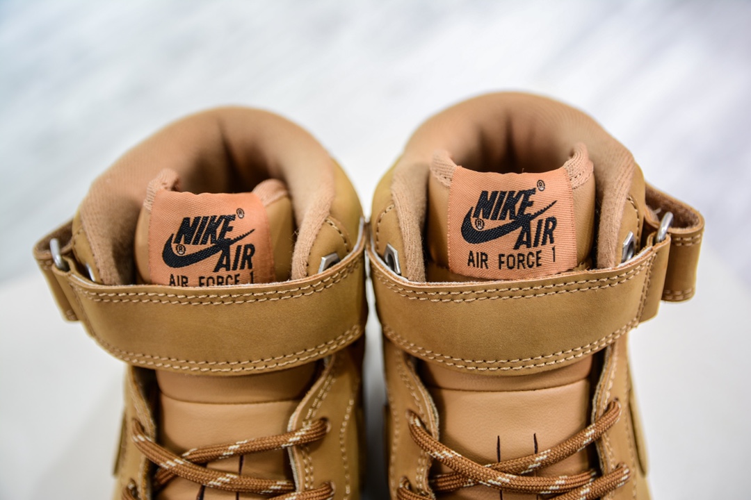 PP pure original Nike Air Force 1 High FLAX Wheat 19S official new version wheat high top air force CJ9178-200