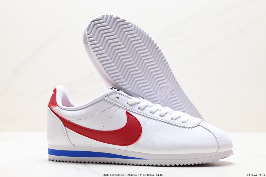 Nike Classic Cortez new color classic lightweight and comfortable men's Forrest Gump shoes casual running shoes sports shoes CJ6106-100