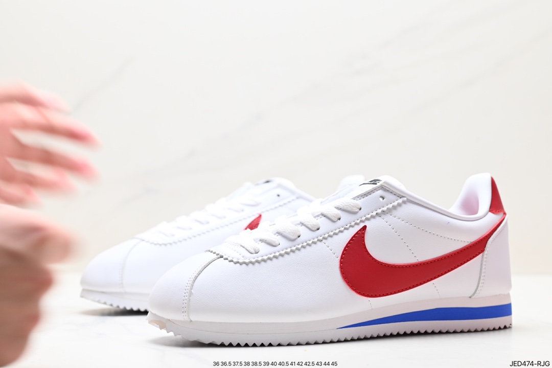 Nike Classic Cortez new color classic lightweight and comfortable men's Forrest Gump shoes casual running shoes sports shoes CJ6106-100