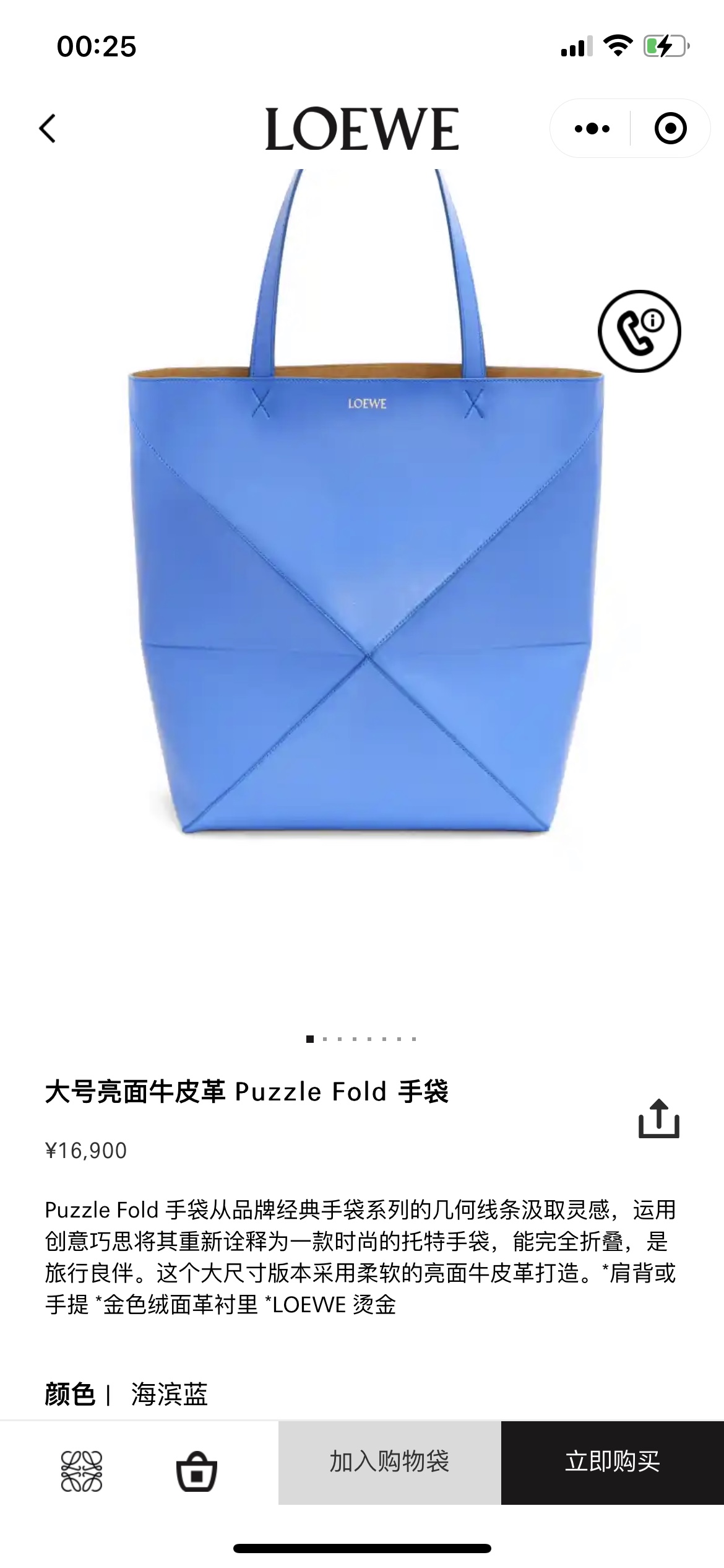 Loewe Official website picture