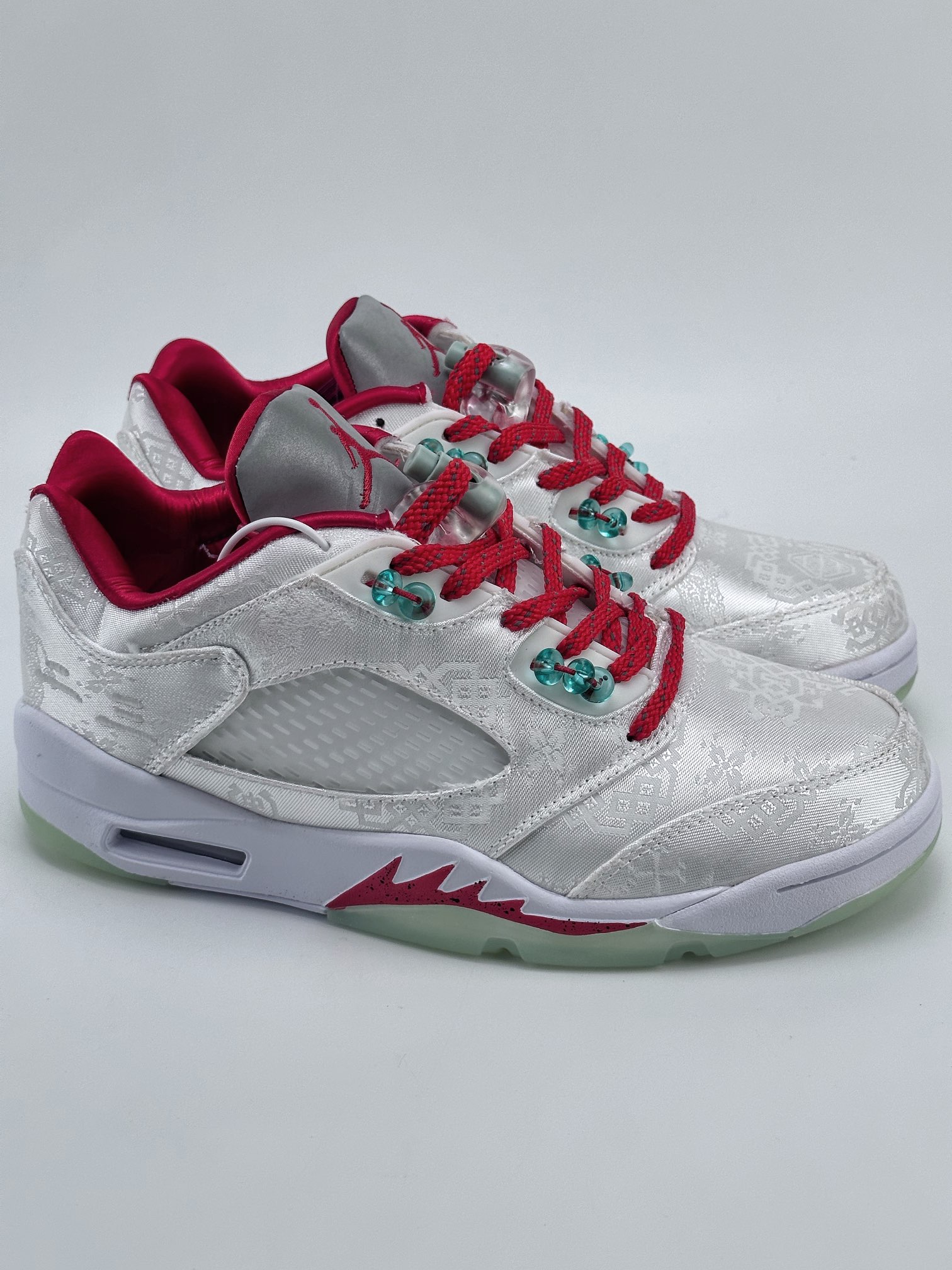 210 Air Jordan 5 Retro Low x CLOT ”White Silk” 白丝绸 155 1183GJ