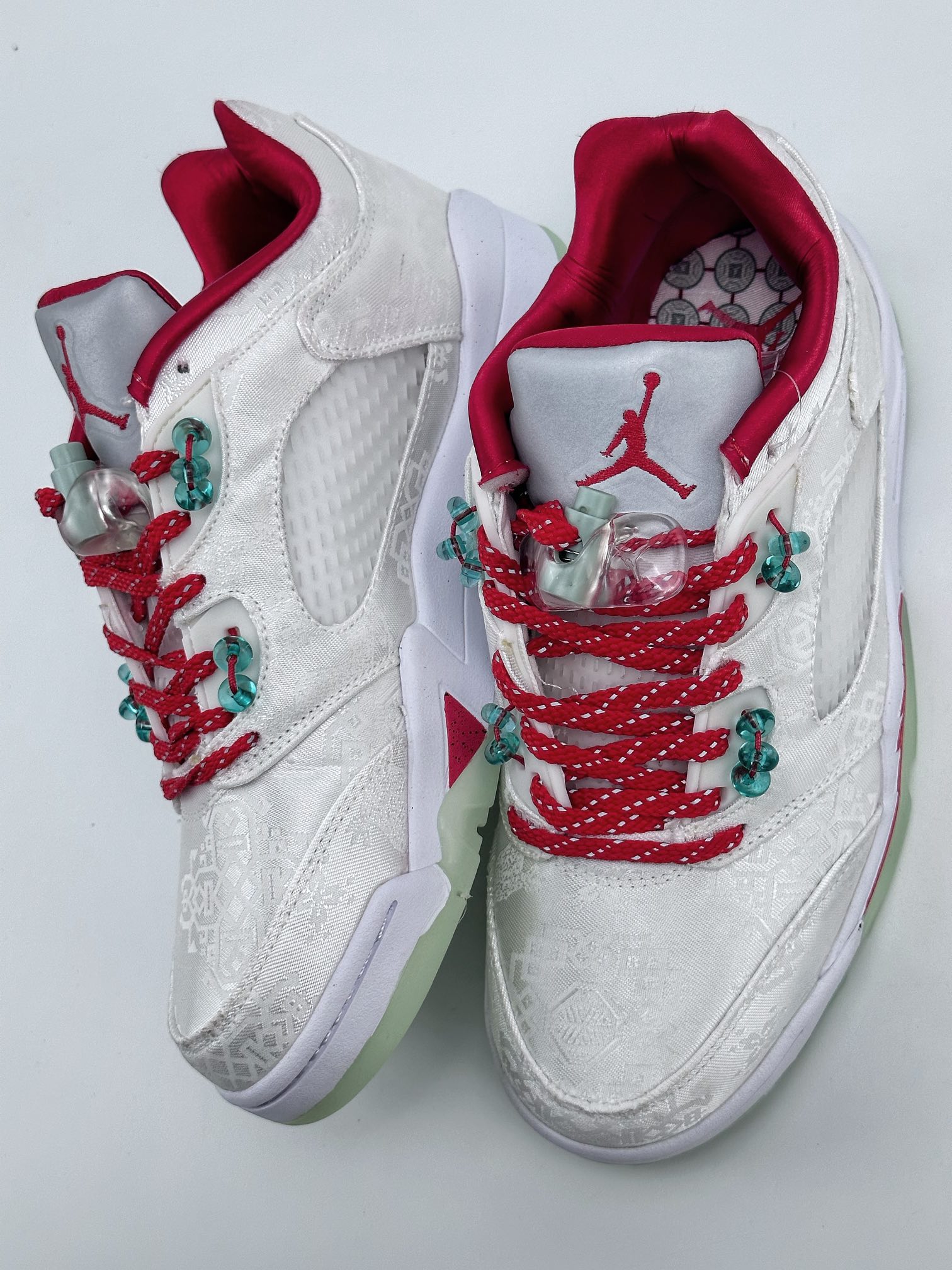 210 Air Jordan 5 Retro Low x CLOT ”White Silk” 白丝绸 155 1183GJ