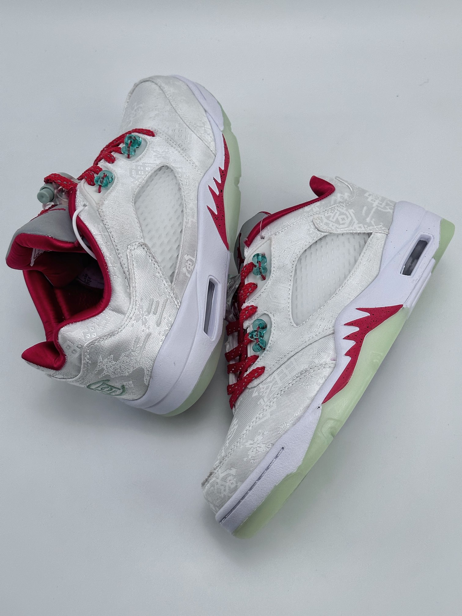 210 Air Jordan 5 Retro Low x CLOT ”White Silk” 白丝绸 155 1183GJ