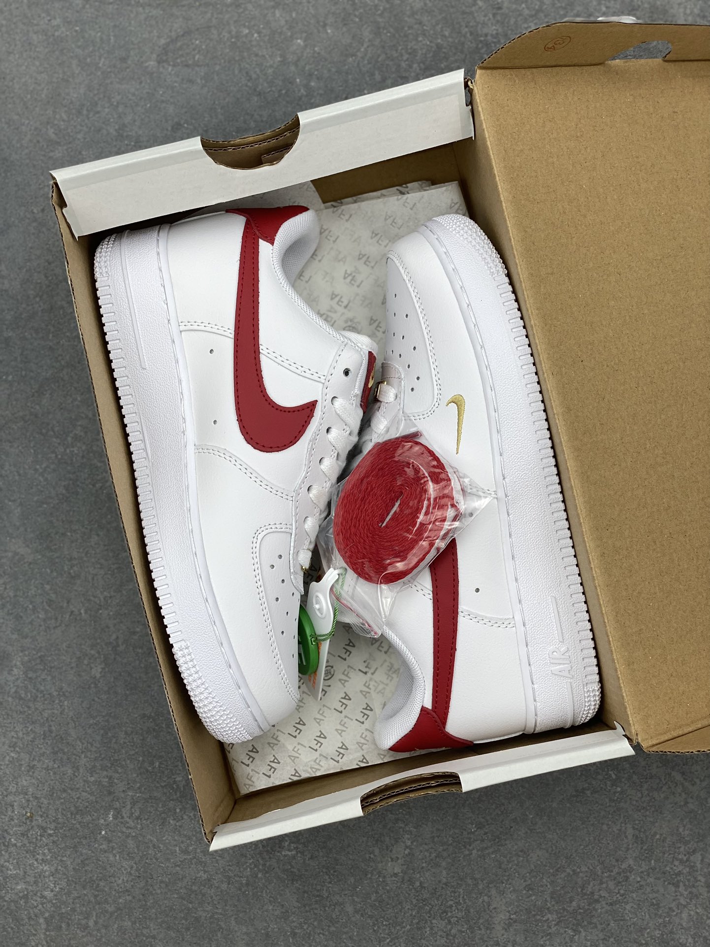 Nike Air Force 1 '07 White Red, Original, Comfortable, All Sizes Available 10 i1694809841 1508 8