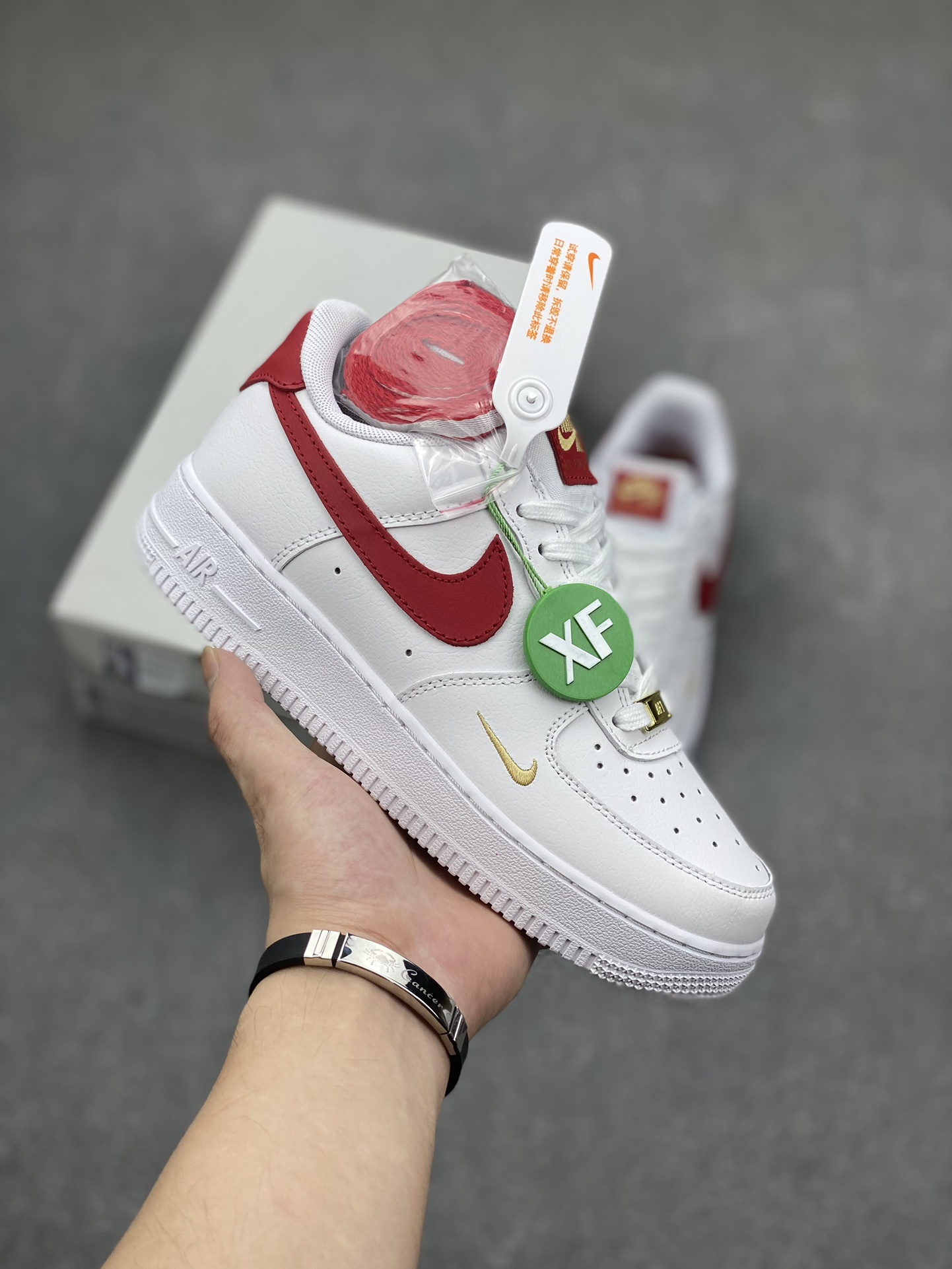 Nike Air Force 1 '07 White Red, Original, Comfortable, All Sizes Available 2 i1694809841 1656 0