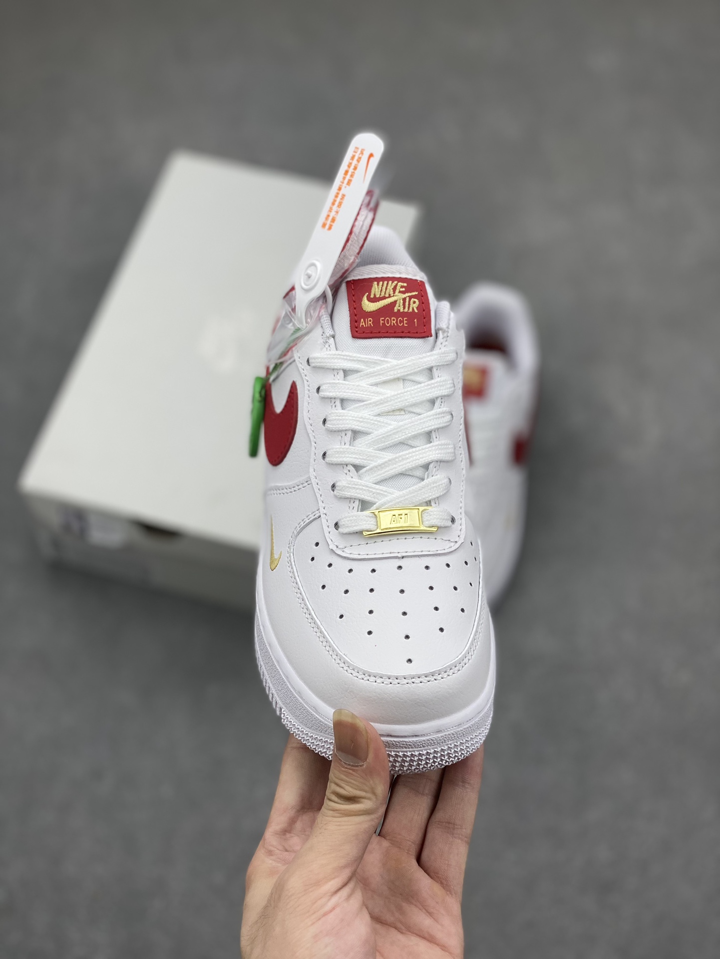 Nike Air Force 1 '07 White Red, Original, Comfortable, All Sizes Available 3 i1694809841 3508 1