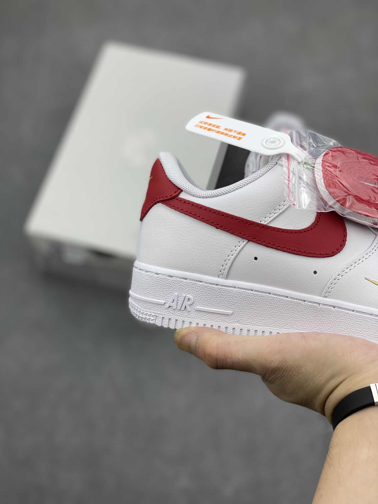 Nike Air Force 1 '07 White Red, Original, Comfortable, All Sizes Available 6 i1694809841 7271 4