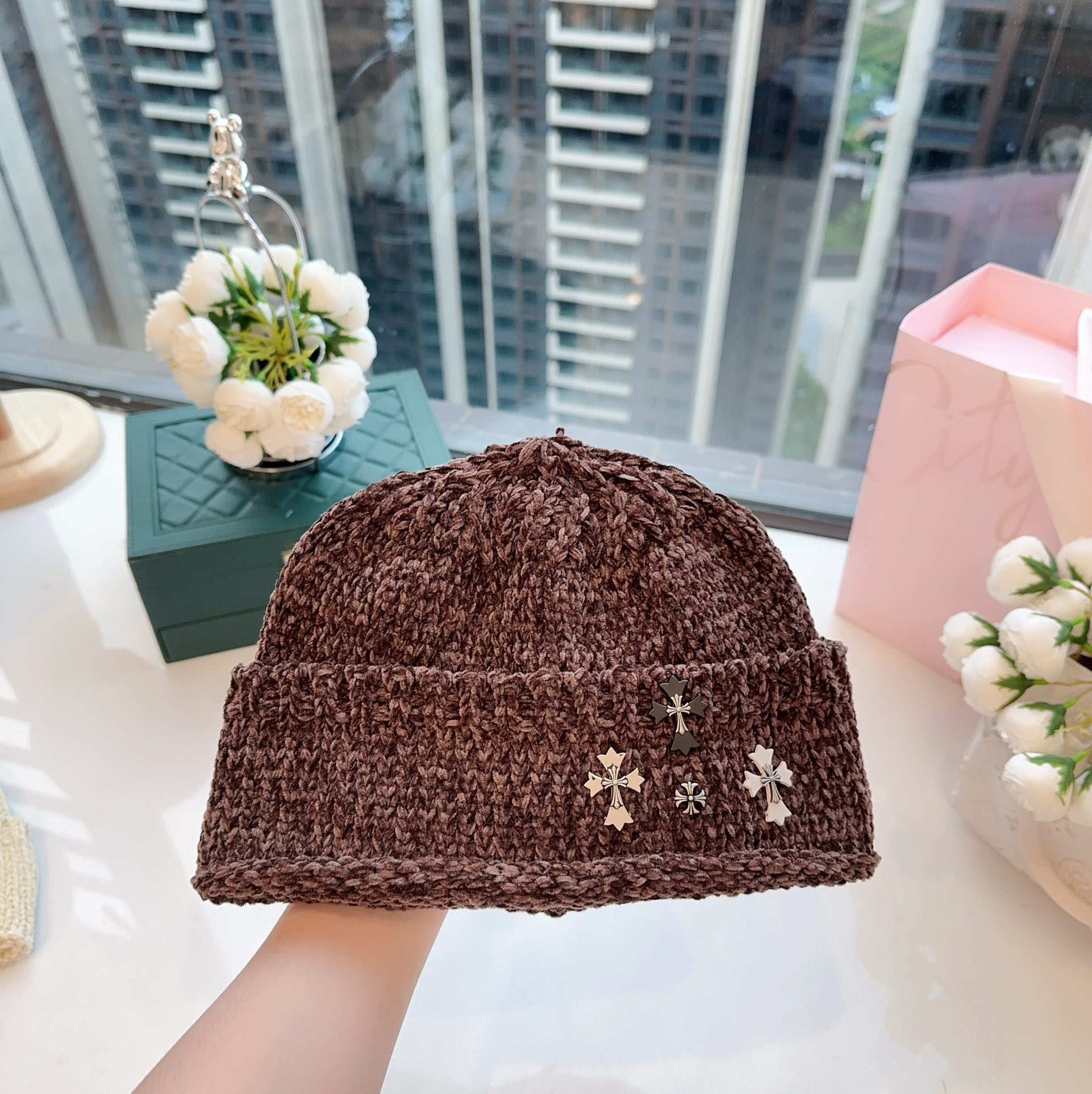 [Chrome Hearts Hats]Croxin Autumn Wind New Seersucker Fabric Melon Skin Hat So