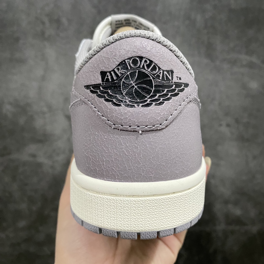 200 【纯原神版】耐克Nike Air Jordan 1 Retro Low OG”Atmosphere Grey”AJ1乔丹一代低帮篮球鞋“新百白灰”CZ0790-101