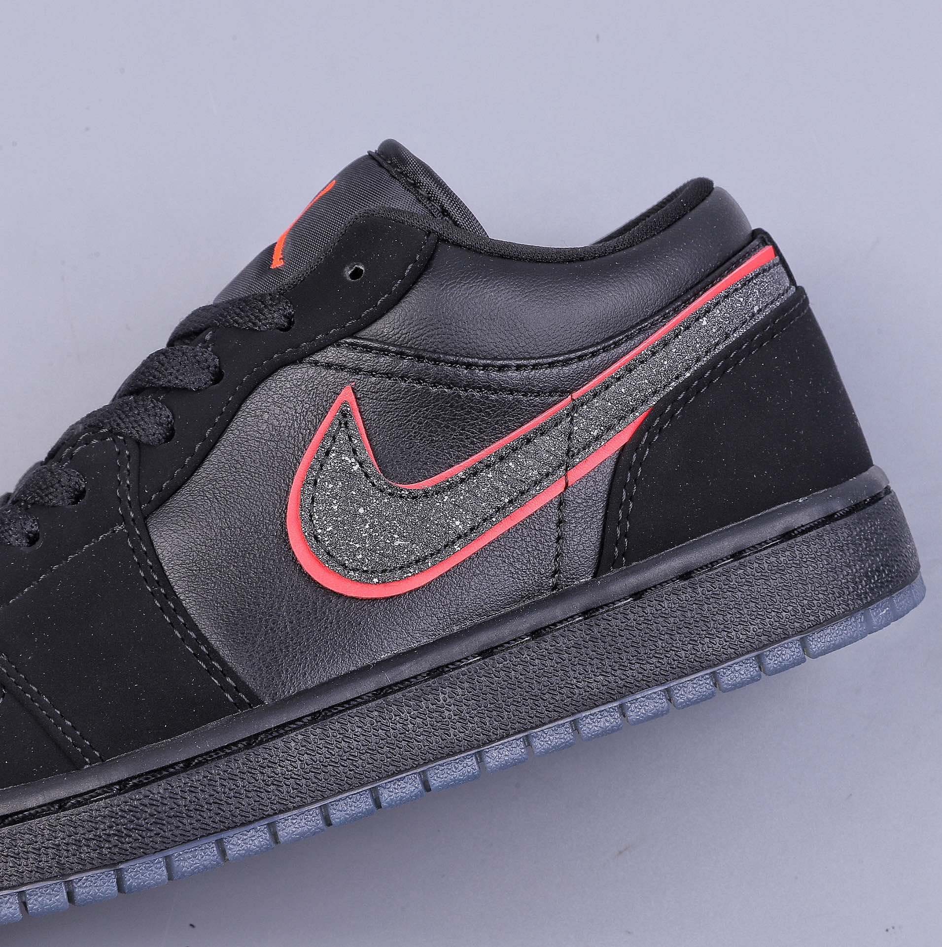 Air Jordan 1 Low ”Red Orbit” AJ1 Joe 1 orbit black and red low-top cultural casual sneakers CK3022-006