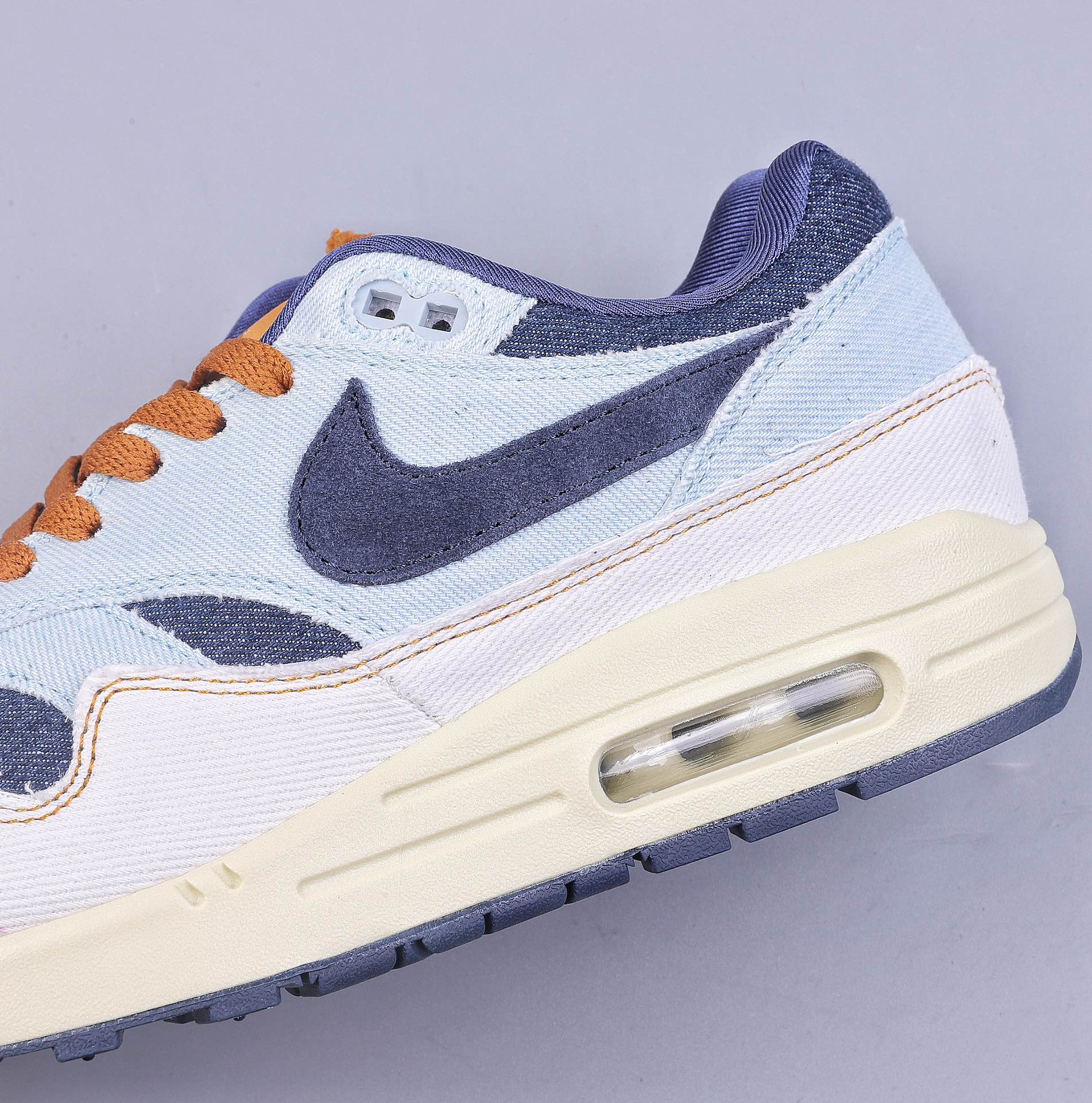 Nike Air Max 1 Canvas White Blue Retro Casual Running Shoes FQ8900-440