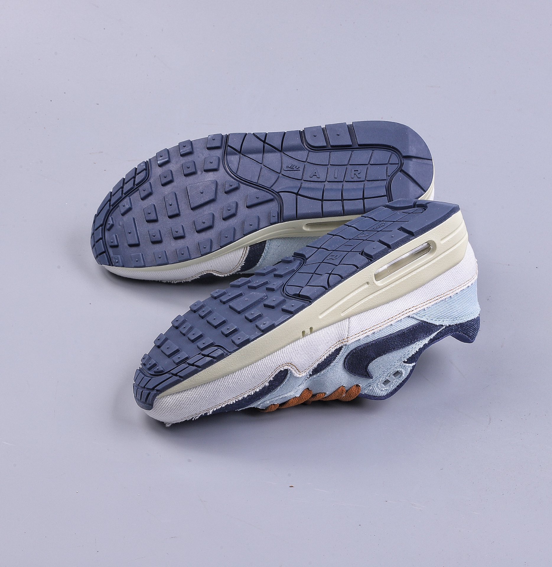 Nike Air Max 1 Canvas White Blue Retro Casual Running Shoes FQ8900-440