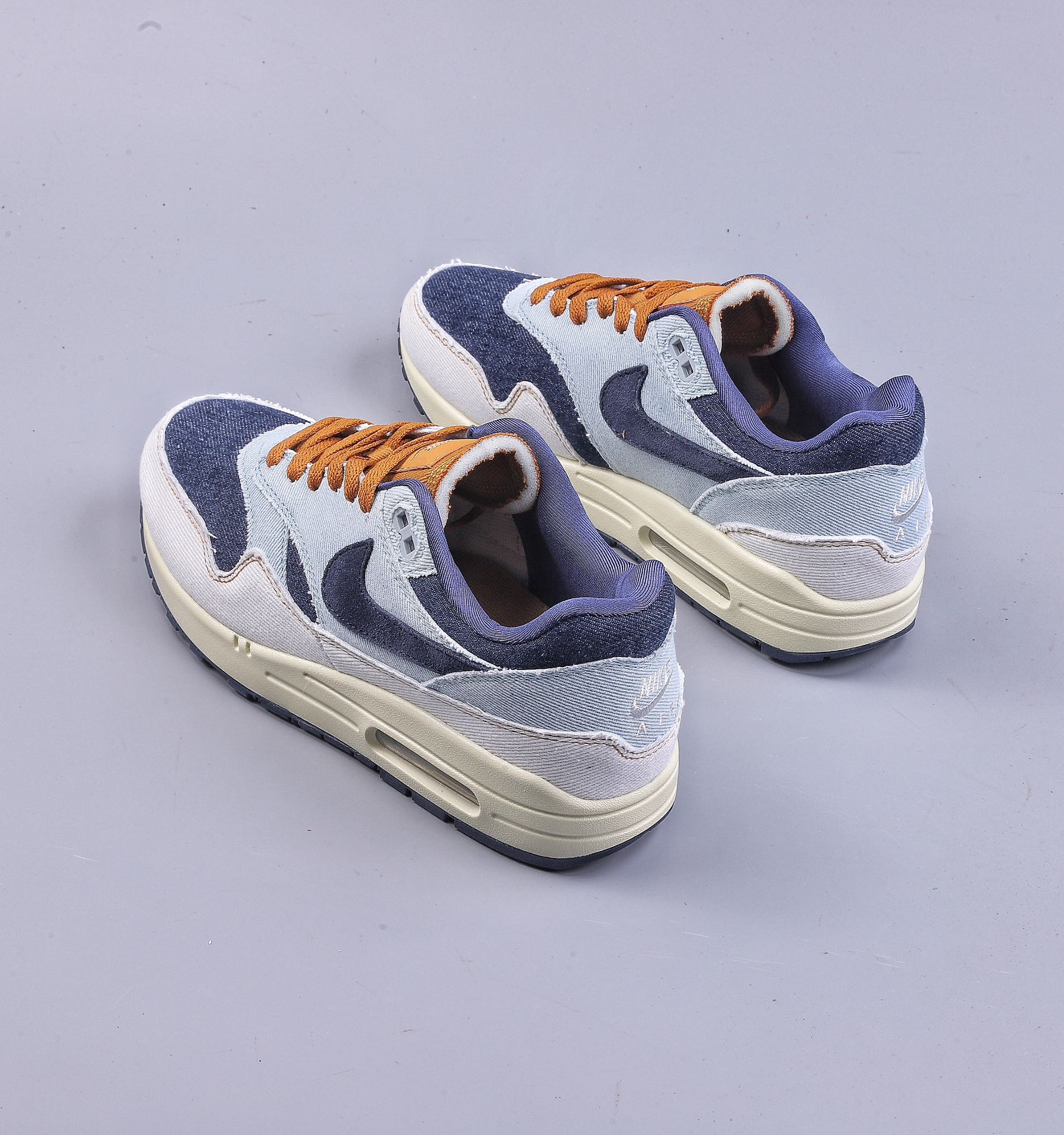 Nike Air Max 1 Canvas White Blue Retro Casual Running Shoes FQ8900-440