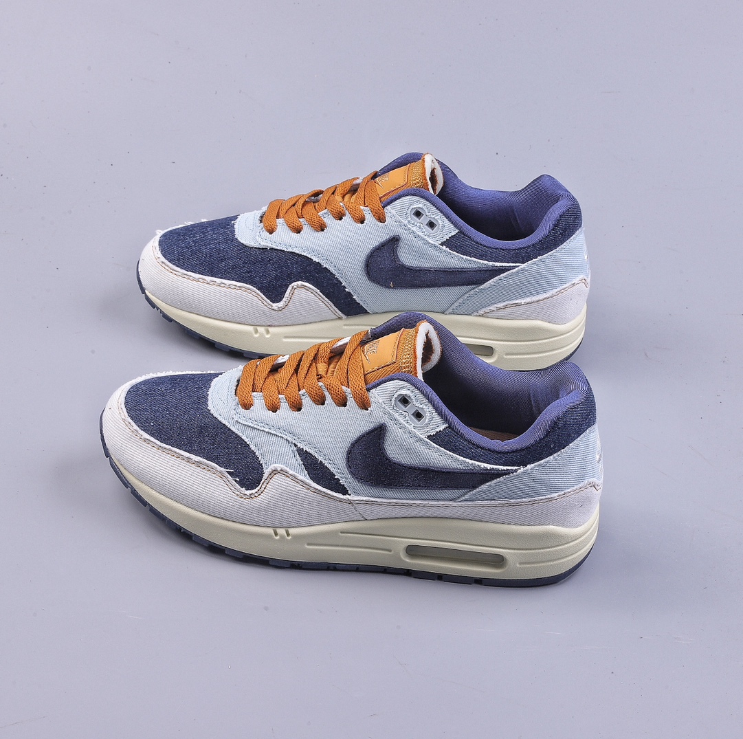 Nike Air Max 1 Canvas White Blue Retro Casual Running Shoes FQ8900-440