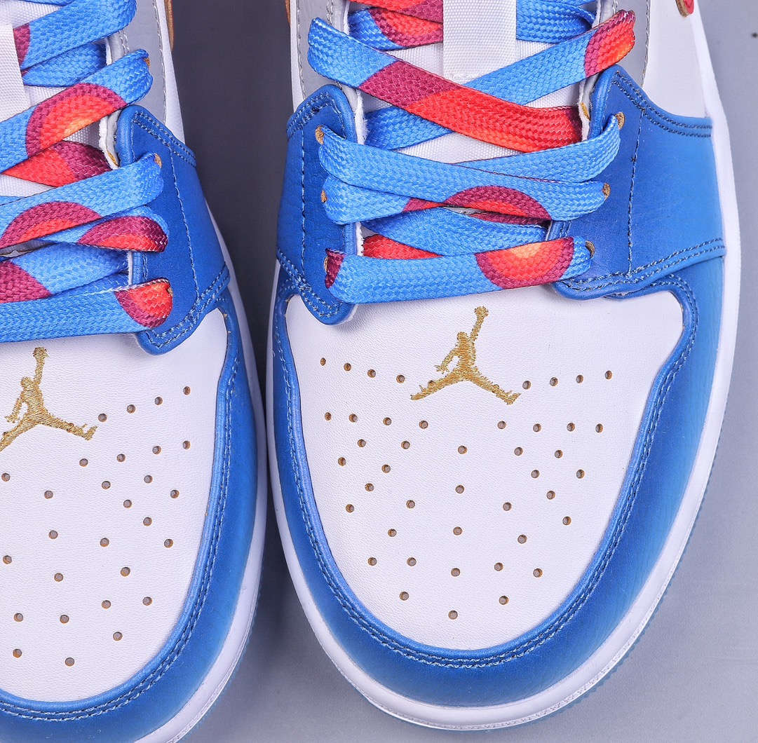 K Air Jordan 1 Low ”Philippines” AJ1 Jordan 1 color matching low-top cultural casual sneakers FN8901-164