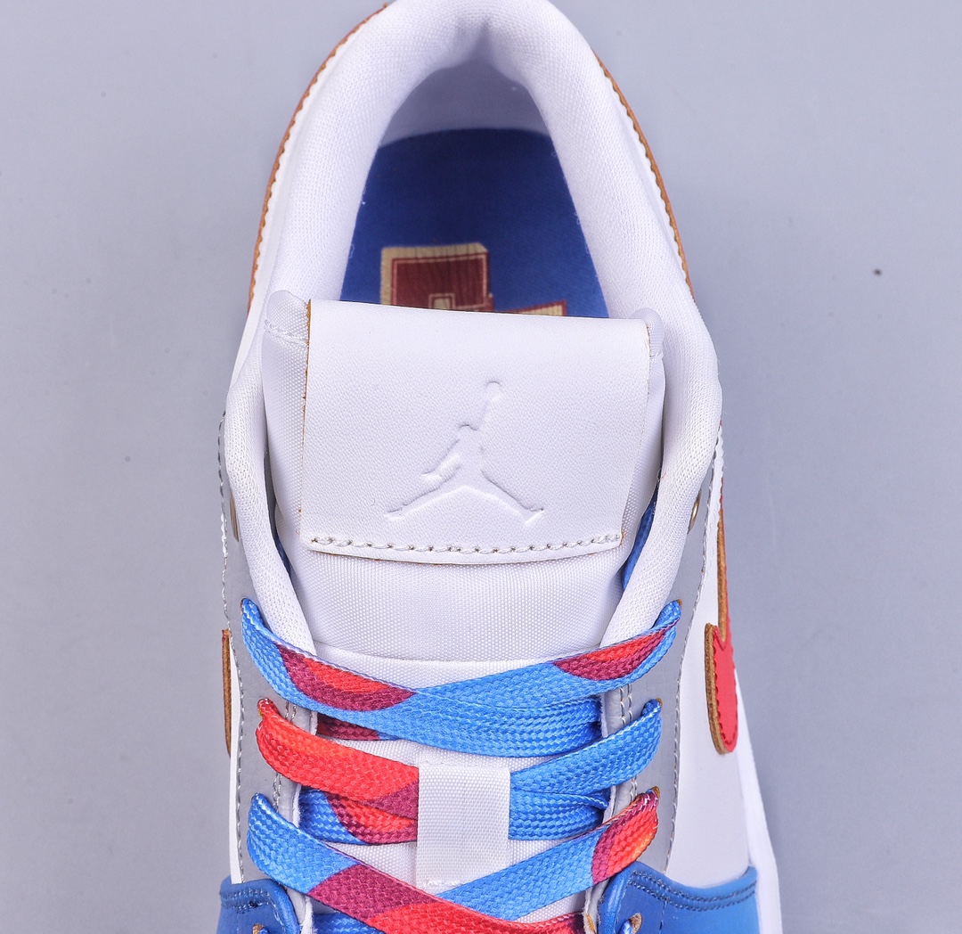 K Air Jordan 1 Low ”Philippines” AJ1 Jordan 1 color matching low-top cultural casual sneakers FN8901-164