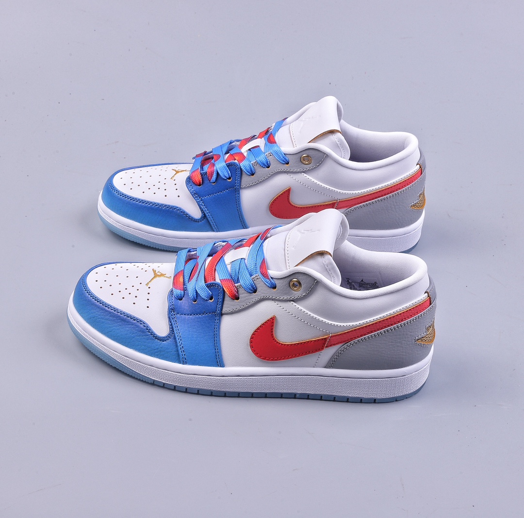 K Air Jordan 1 Low ”Philippines” AJ1 Jordan 1 color matching low-top cultural casual sneakers FN8901-164