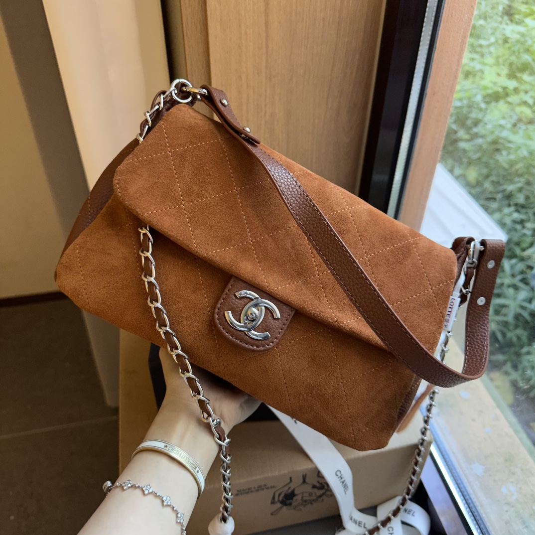 Chanel Crossbody & Shoulder Bags Black Brown Underarm