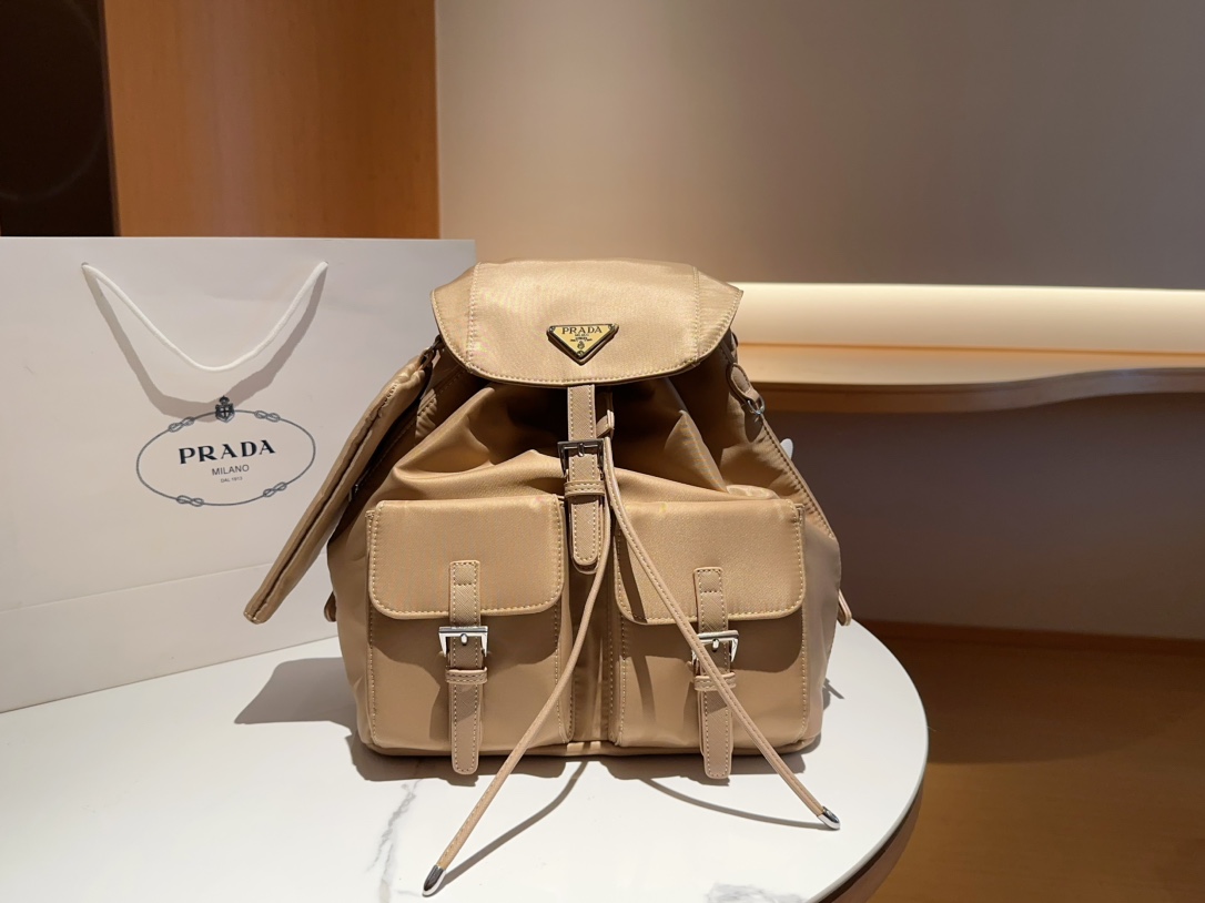 Prada Bags Backpack Nylon Re-Nylon