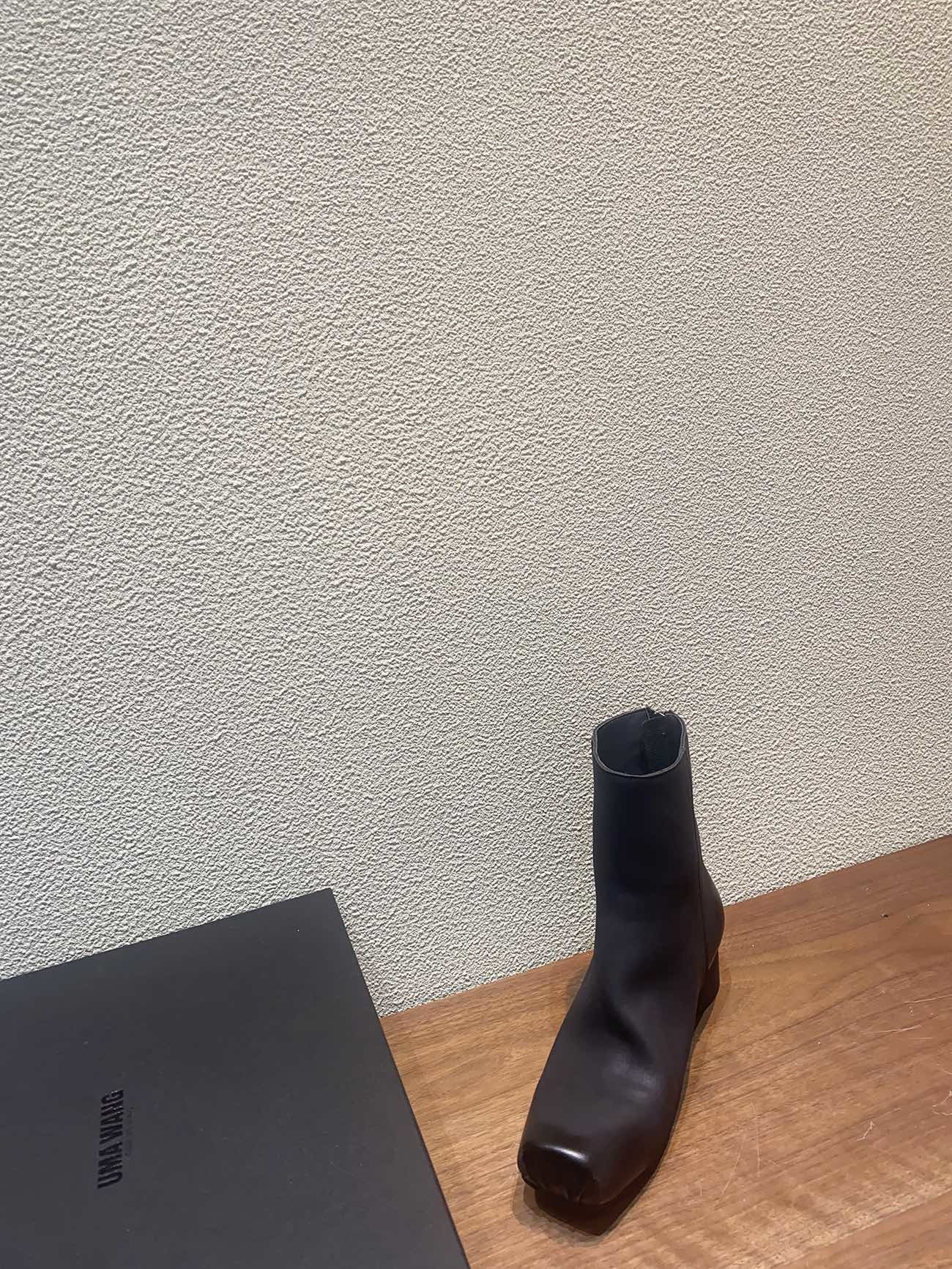 2023 UMA WANG Pig Nose Ballet Boots: Sophisticated Style with Imported Soft Leather - 图片 7